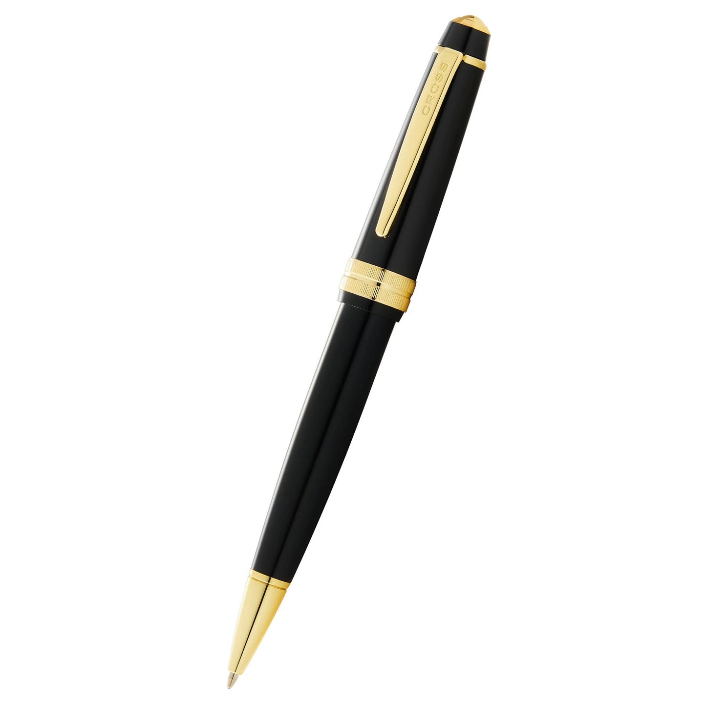 Cross Bailey Light™ Polished Black Resin and Gold Tone Fine-Tip Ballpoint Pen