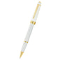Cross Bailey Light™ Polished White Resin and Gold Tone Fine-Tip Rollerball Pen