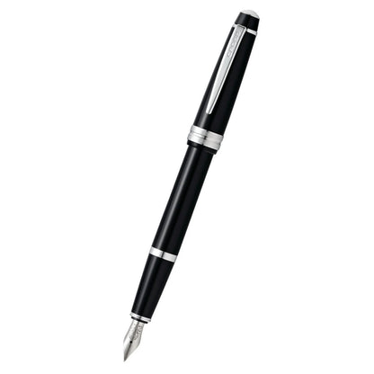 Cross Bailey Light™ Polished Black Resin with Polished Chrome Appointments and Fine Nib Fountain Pen