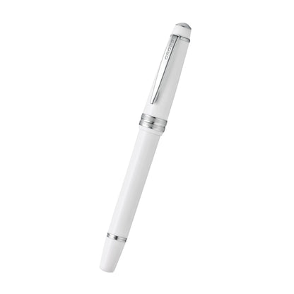 Cross Bailey Light™ Polished White Resin with Polished Chrome Appointments and Fine Nib Fountain Pen