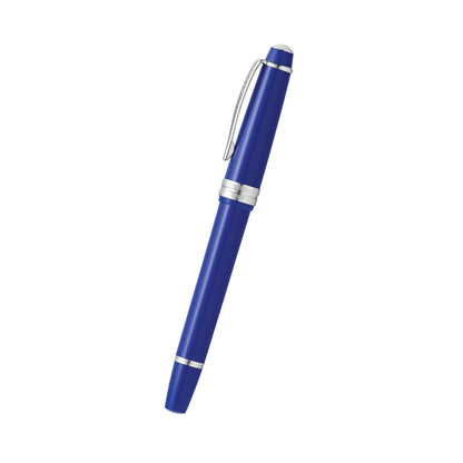 Cross Bailey Light™ Polished Blue Resin with Polished Chrome Appointments and Fine Nib Fountain Pen