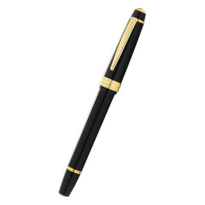 Cross Bailey Light™ Polished Black Resin and Gold Tone Medium Nib Fountain Pen