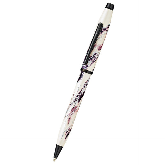 Cross Wanderlust Everest with Chrome-Plated Engravings and Polished Black PVD Appointments Ballpoint Pen