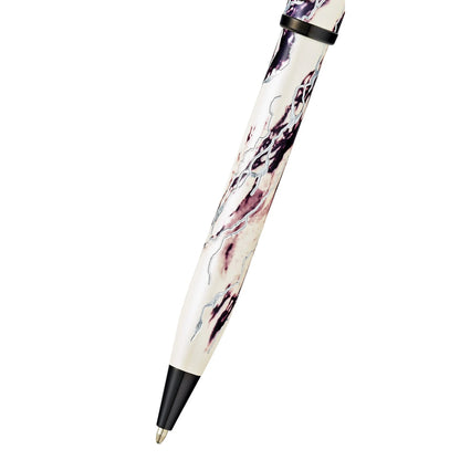 Cross Wanderlust Everest with Chrome-Plated Engravings and Polished Black PVD Appointments Ballpoint Pen