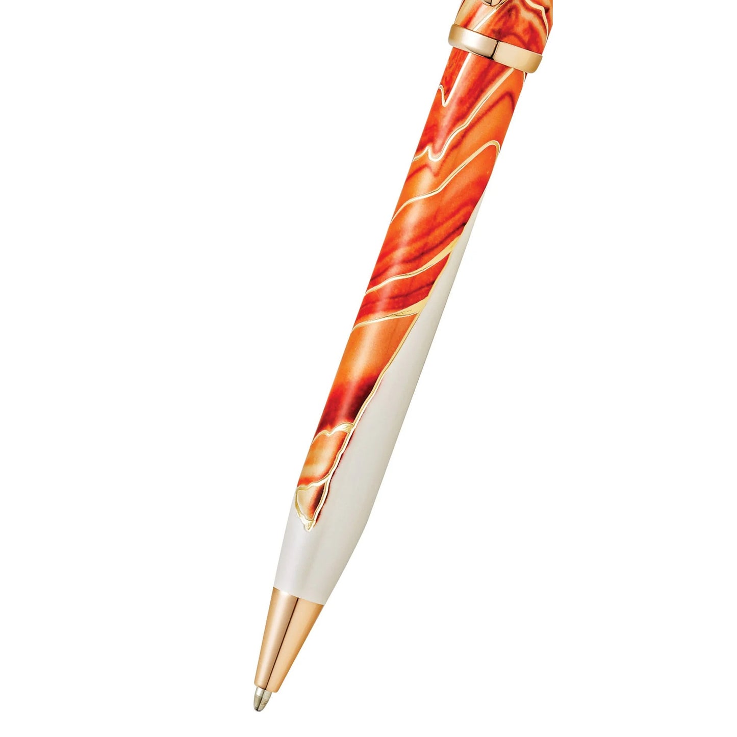 CrossWanderlust Antelope Canyon with Gold-Plated Engravings and Rose Gold PVD Appointments Ballpoint Pen