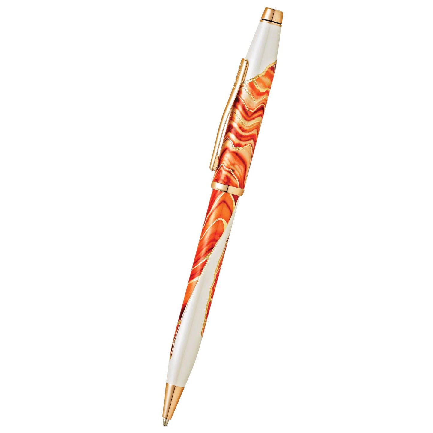 CrossWanderlust Antelope Canyon with Gold-Plated Engravings and Rose Gold PVD Appointments Ballpoint Pen