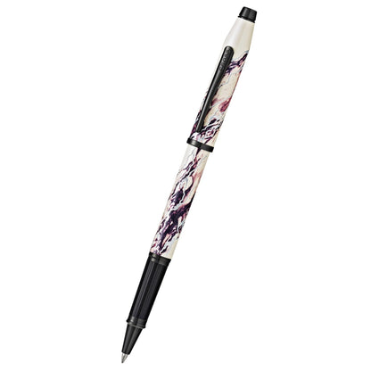 Cross Wanderlust Everest with Chrome-Plated Engravings and Polished Black PVD Appointments Rollerball Pen