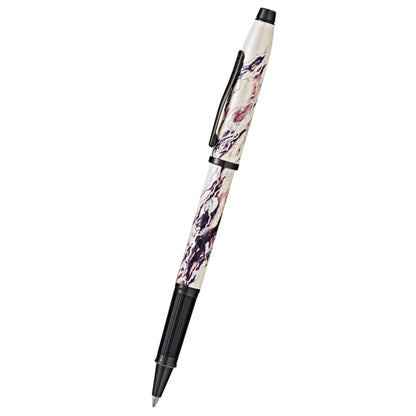 Cross Wanderlust Everest with Chrome-Plated Engravings and Polished Black PVD Appointments Rollerball Pen