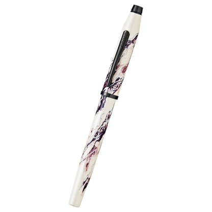 Cross Wanderlust Everest with Chrome-Plated Engravings and Polished Black PVD Appointments Rollerball Pen