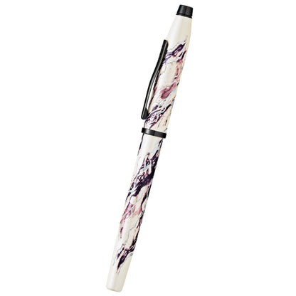 Cross Wanderlust Everest with Chrome-Plated Engravings and Polished Black PVD Appointments Rollerball Pen