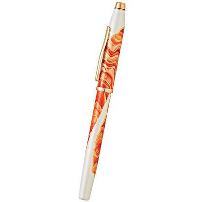 Cross Wanderlust Antelope Canyon with Gold-Plated Engravings and Rose Gold PVD Appointments Rollerball Pen