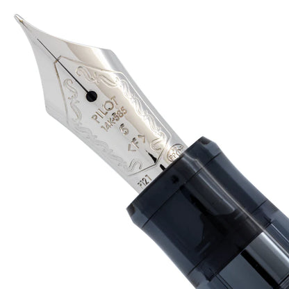 Namiki Pilot Custom 74 Fountain Pen - Smoky Grey, Medium Nib (60955)