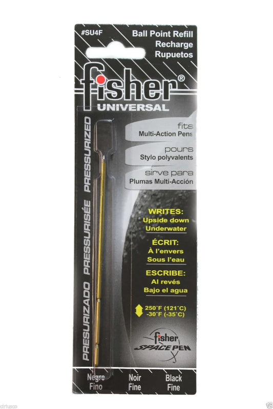 Fisher SU4F Universal Pressurized Refill, FP, Black