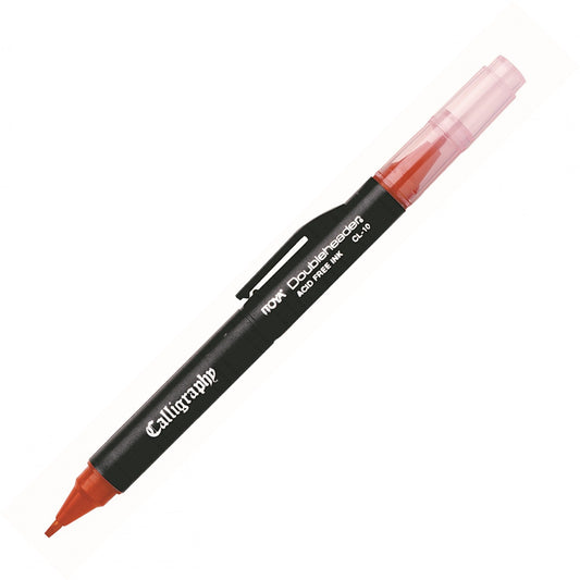 Itoya Doubleheader Calligraphy, Red 3.0Mm And 1.5Mm