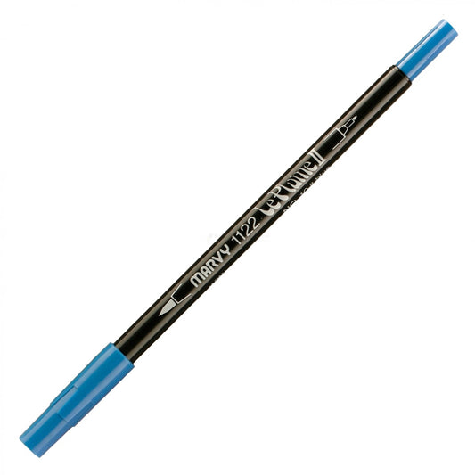 Marvy Le Plume Ii Double Ended Watercolor Marker, Lt. Blue