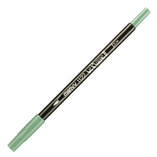 Marvy Le Plume Ii Double Ended Watercolor Marker, Jade Green