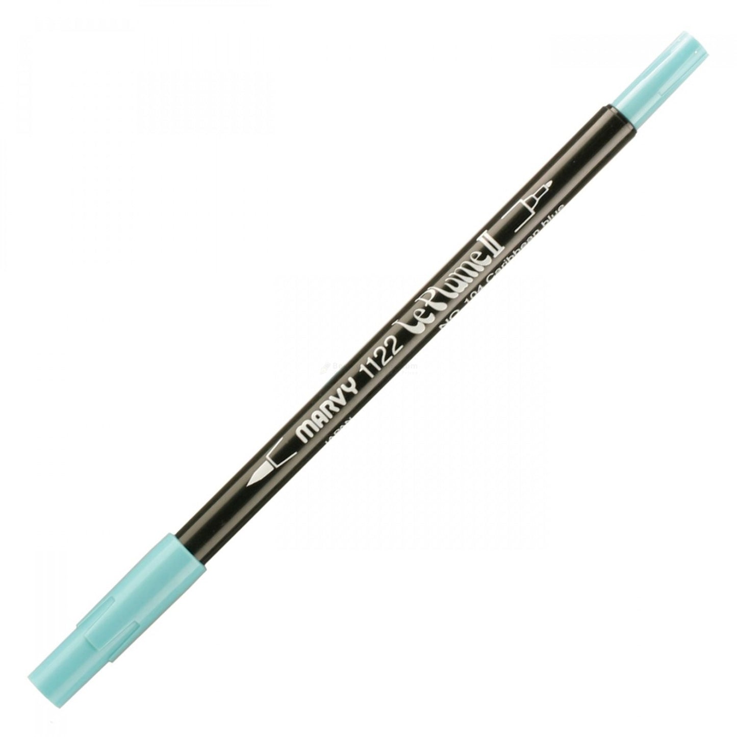 Marvy Le Plume Ii Double Ended Watercolor Marker, Caribbean Blue