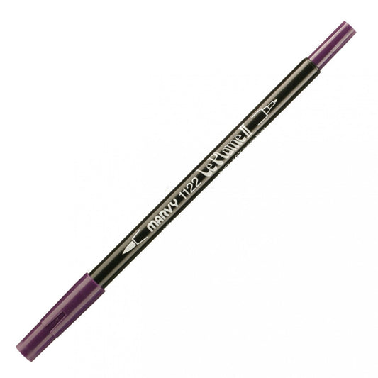 Marvy Le Plume Ii Double Ended Watercolor Marker, Eggplant