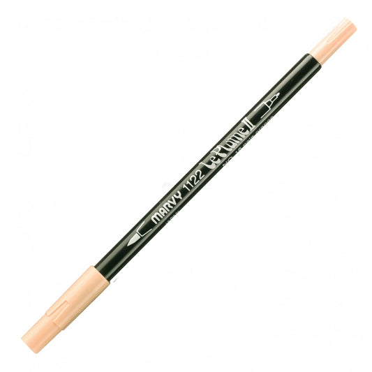 Marvy Le Plume Ii Double Ended Watercolor Marker, Pale Orange