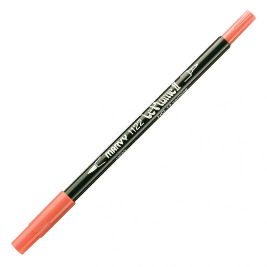 Marvy Le Plume Ii Double Ended Watercolor Marker, Carmine