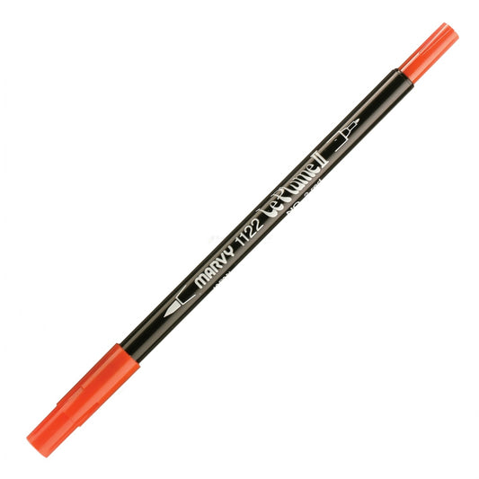 Marvy Le Plume Ii Double Ended Watercolor Marker, Red