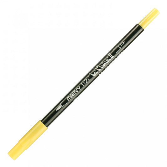 Marvy Le Plume Ii Double Ended Watercolor Marker, Lemon Yellow