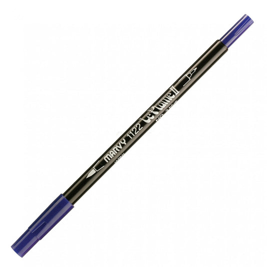 Marvy Le Plume Ii Double Ended Watercolor Marker, Blue
