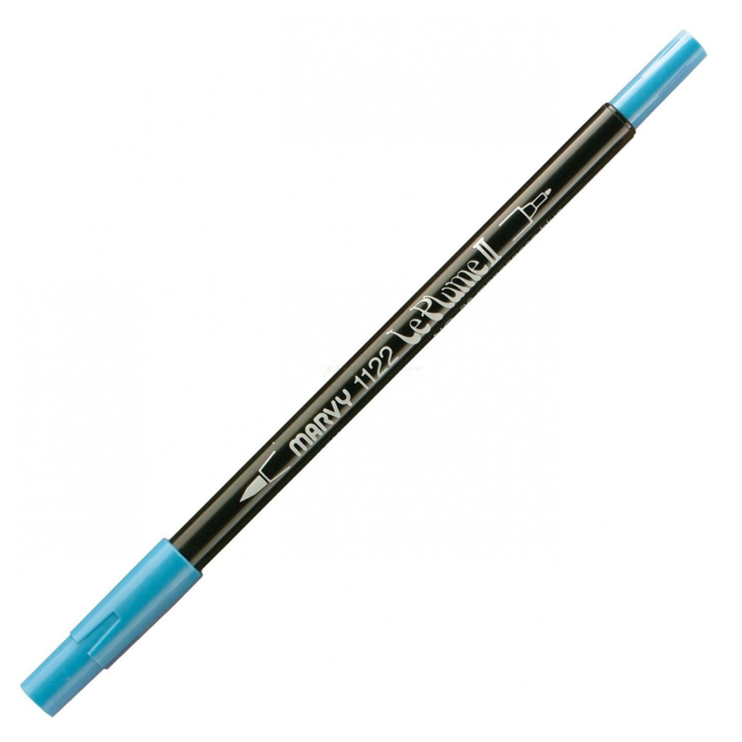 Marvy Le Plume Ii Double Ended Watercolor Marker, Maganese Blue
