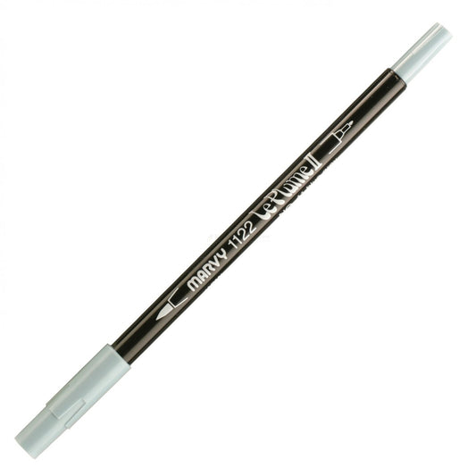 Marvy Le Plume Ii Double Ended Watercolor Marker, Blue Grey