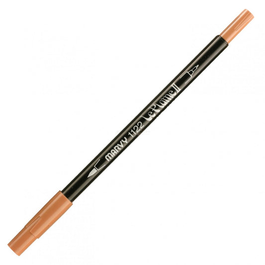 Marvy Le Plume Ii Double Ended Watercolor Marker, Lt Brown