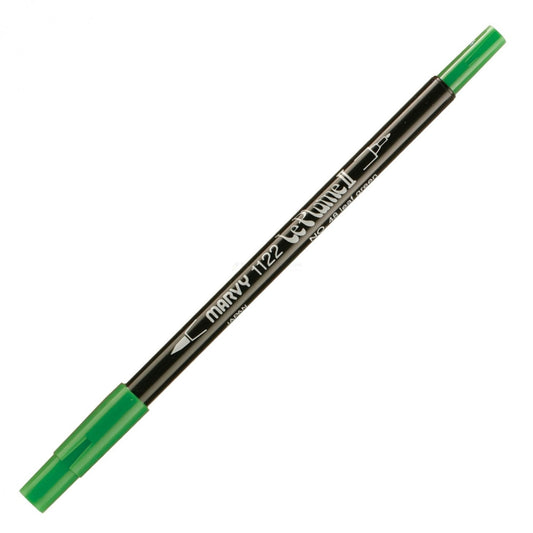 Marvy Le Plume Ii Double Ended Watercolor Marker, Leaf Green
