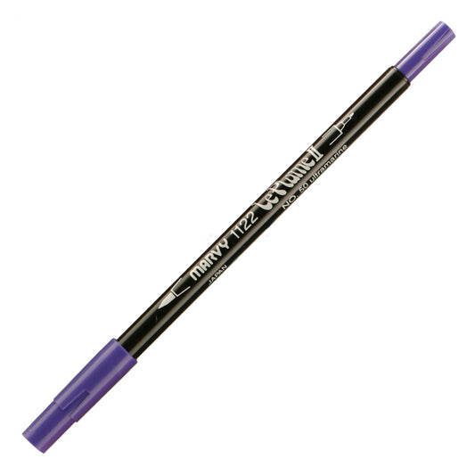 Marvy Le Plume Ii Double Ended Watercolor Marker, Ultramarine