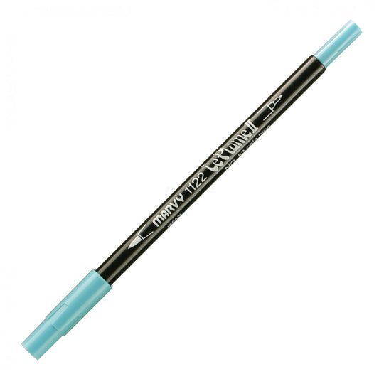 Marvy Le Plume Ii Double Ended Watercolor Marker, Pale Blue