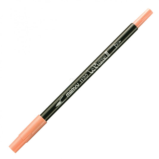 Marvy Le Plume Ii Double Ended Watercolor Marker, Rose Pink