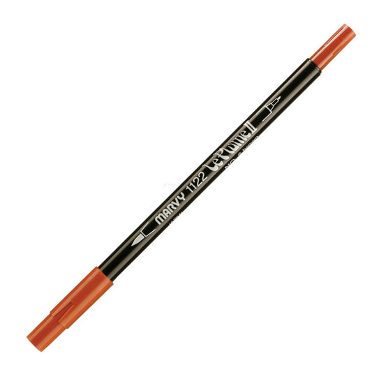Marvy Le Plume Ii Double Ended Watercolor Marker, Brown
