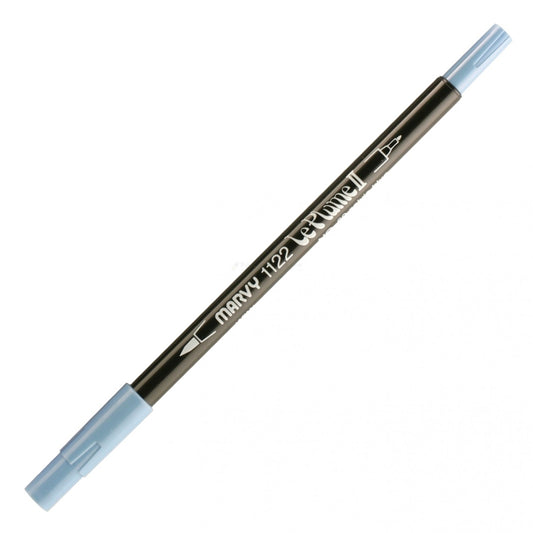 Marvy Le Plume Ii Double Ended Watercolor Marker, Salvia Blue