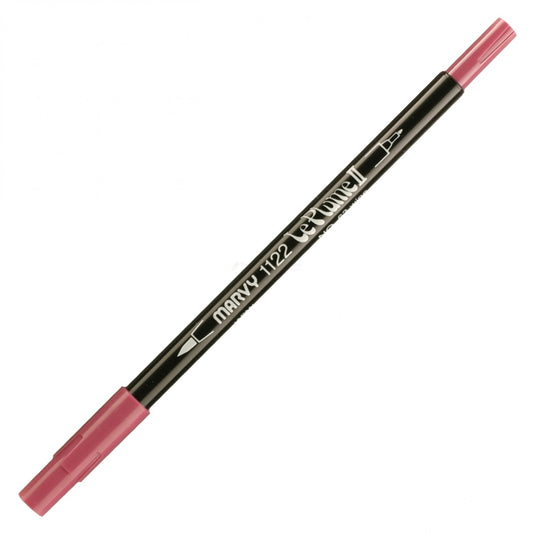 Marvy Le Plume Ii Double Ended Watercolor Marker, Wine
