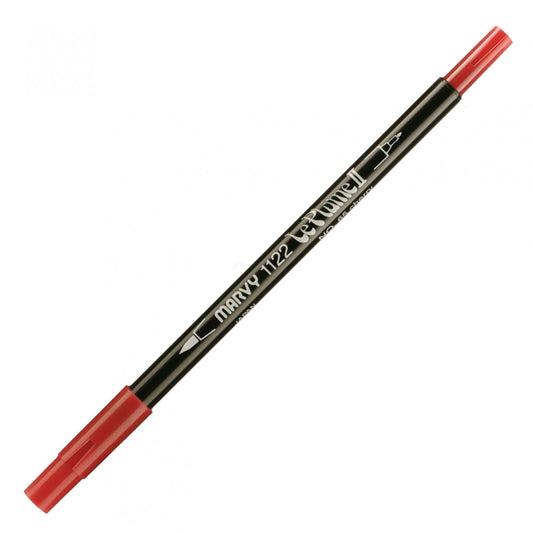 Marvy Le Plume Ii Double Ended Watercolor Marker, Cherry
