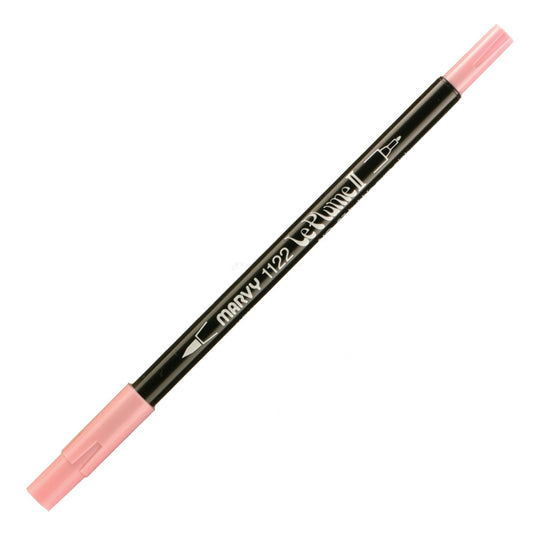 Marvy Le Plume Ii Double Ended Watercolor Marker, Bubble Gum Pink