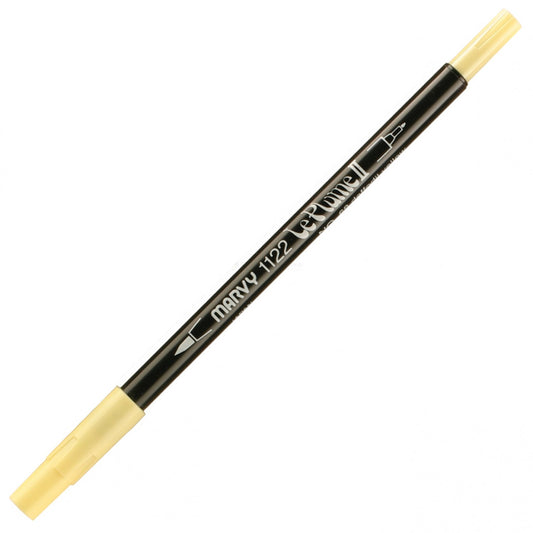 Marvy Le Plume Ii Double Ended Watercolor Marker, Daffodil Yellow