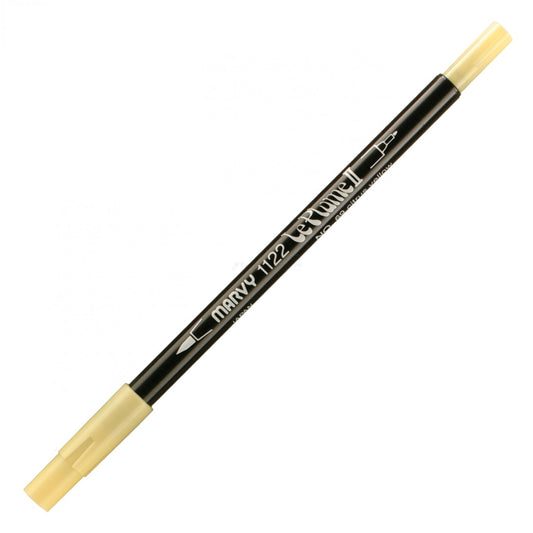 Marvy Le Plume Ii Double Ended Watercolor Marker, Citrus Yellow