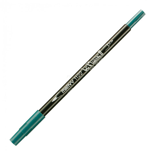 Marvy Le Plume Ii Double Ended Watercolor Marker, Teal