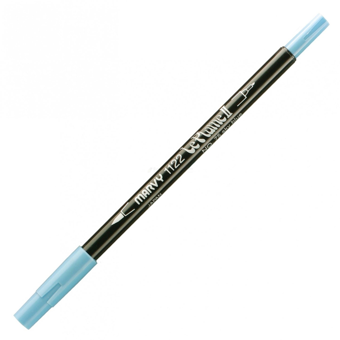 Marvy Le Plume Ii Double Ended Watercolor Marker, Sky Blue