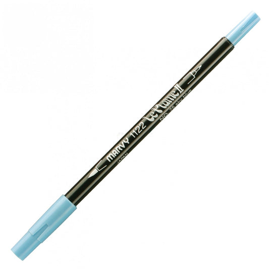 Marvy Le Plume Ii Double Ended Watercolor Marker, Sky Blue