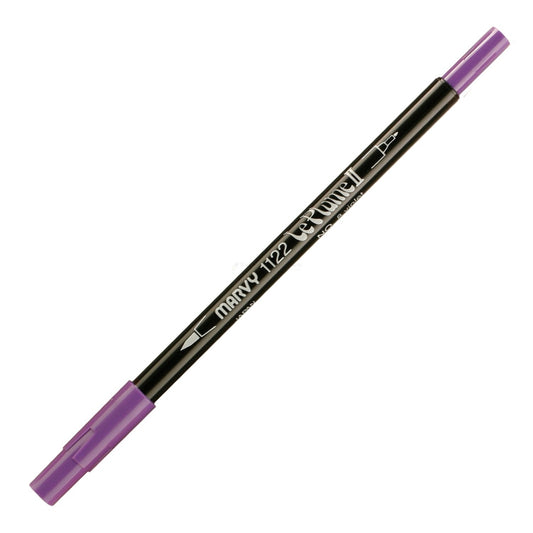 Marvy Le Plume Ii Double Ended Watercolor Marker, Violet