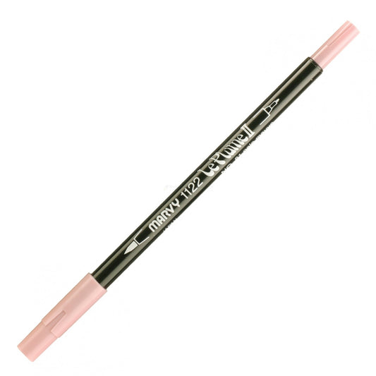 Marvy Le Plume Ii Double Ended Watercolor Marker, Pale Mauve