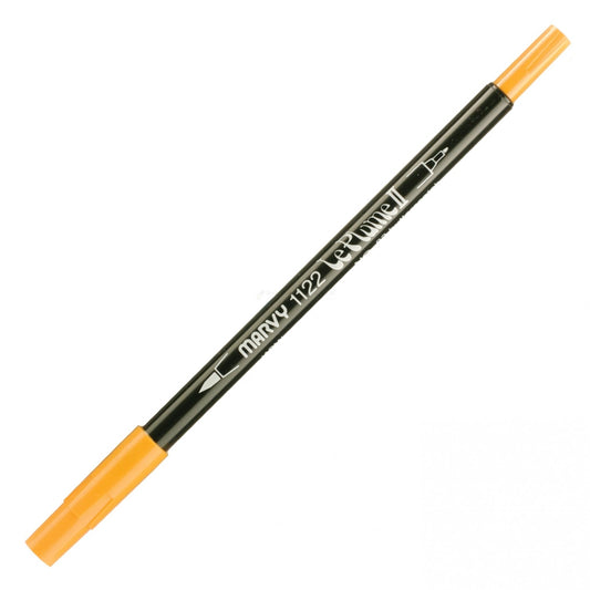 Marvy Le Plume Ii Double Ended Watercolor Marker, Butterscotch
