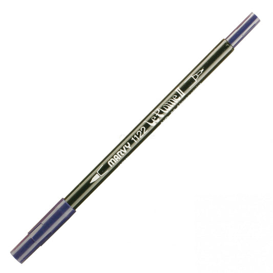 Marvy Le Plume Ii Double Ended Watercolor Marker, African Violet