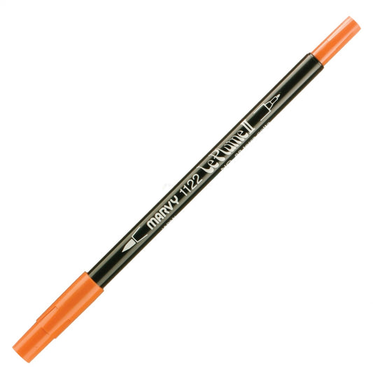 Marvy Le Plume Ii Double Ended Watercolor Marker, Terracotta