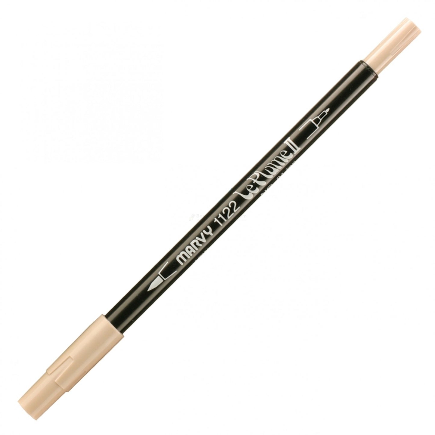 Marvy Le Plume Ii Double Ended Watercolor Marker, Tan